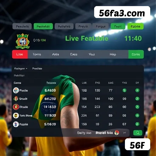 Aplicativo móvel 56F para iOS e Android